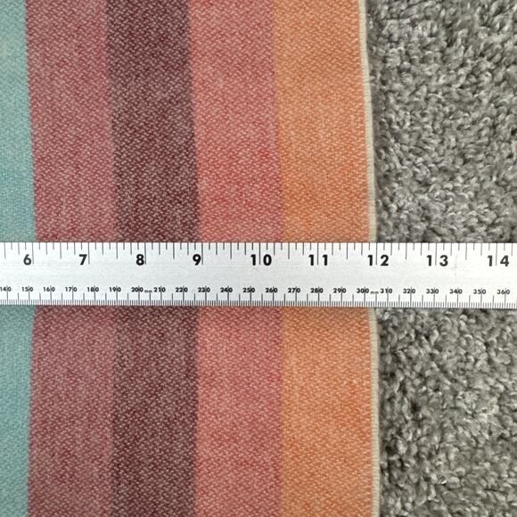 100% cashmere scarf - made in England 64”x12” (70”x12”)Rainbow Colors Theme - Picture 8 of 8